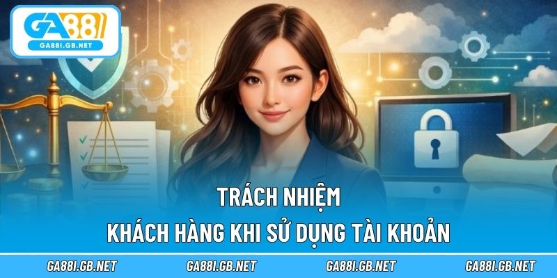 Trách nhiệm của khách hàng khi sử dụng tài khoản